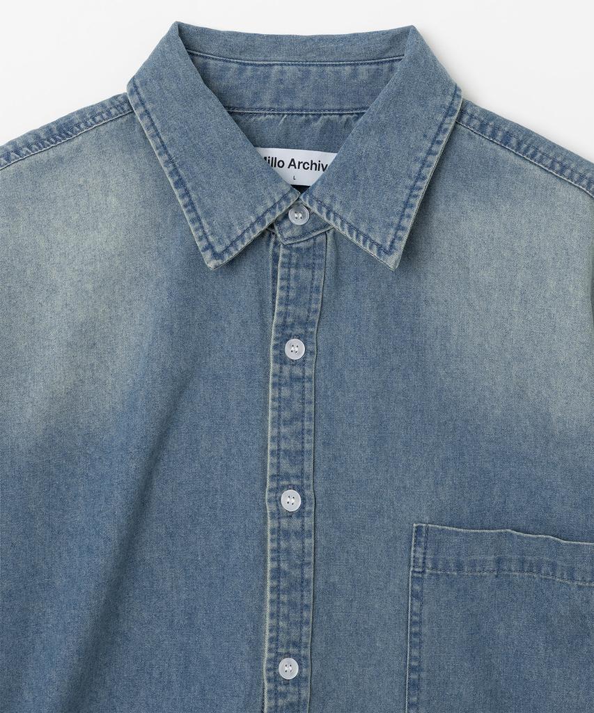 MILLO ARCHIVE Fading Denim Shirt [Fade Blue]