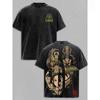 Avatar Katara Zuko Anime Grafikdruck T-Shirt Unisex Vintage Gewaschene Baumwolle Kurzarm Harajuku Streetwear Locker Übergröße Lässig Sommer T-Shirt