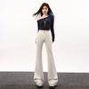 Glacier Blue Low-rise Slightly Pulled Jeans Women's Spring New Non-stick Leg Foundation Thin Versatile Floor-mopping Trousers