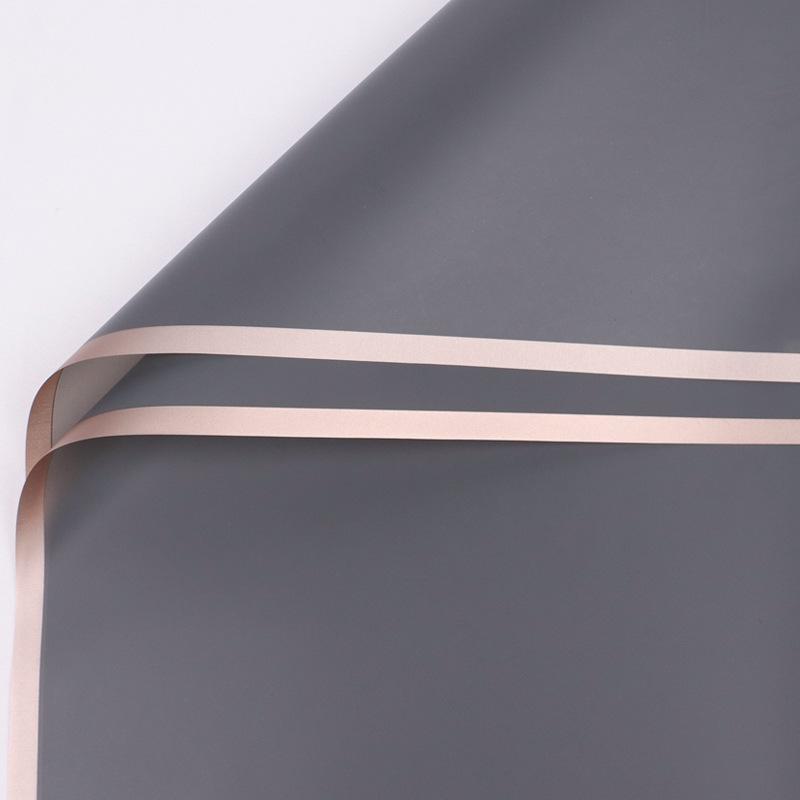 20ks/šarže Golden Border Rose Květinový balicí papír Korejský styl Poloprůhledný Dárkový Květinářství Květinářství Balicí papír