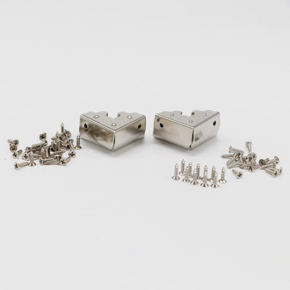 Wooden Case Decorative Metal Crafts Corner Foot Corner Brackets Corner Protector for Furniture