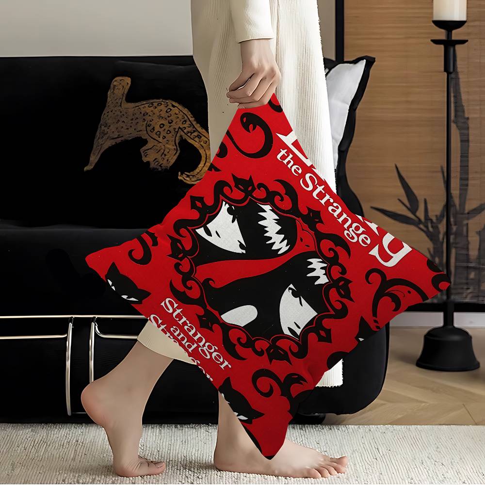Comics Emily The Strange Classic Vintage Cushion Cover Decorative Pillow Sofa Home Decor Case Pillow Cases