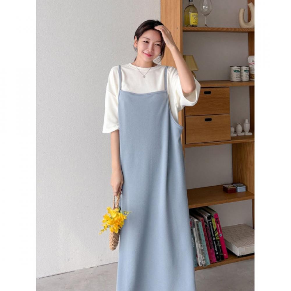 Shop   Women Round 5 Sleeves Sleeveless Summer EAsy WeAr One Mile DAily Dress A 