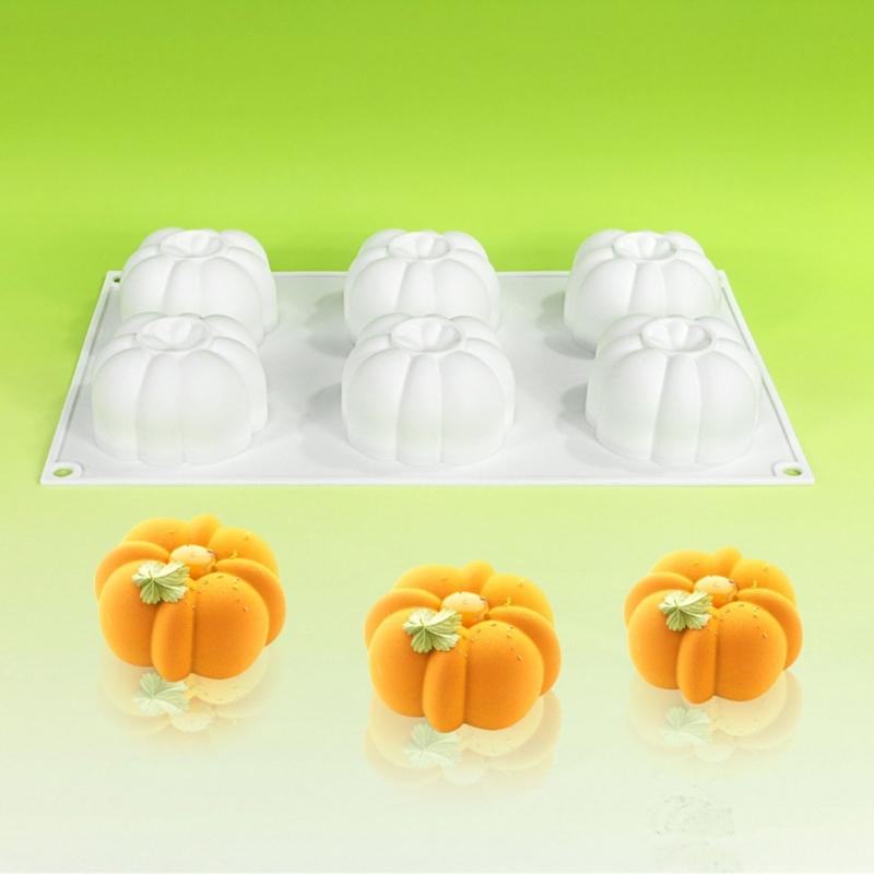 Food Grade Silicone Cake Mould With 6 Large Cavities Heat Resistant Baking Equipment For Family Party Treat