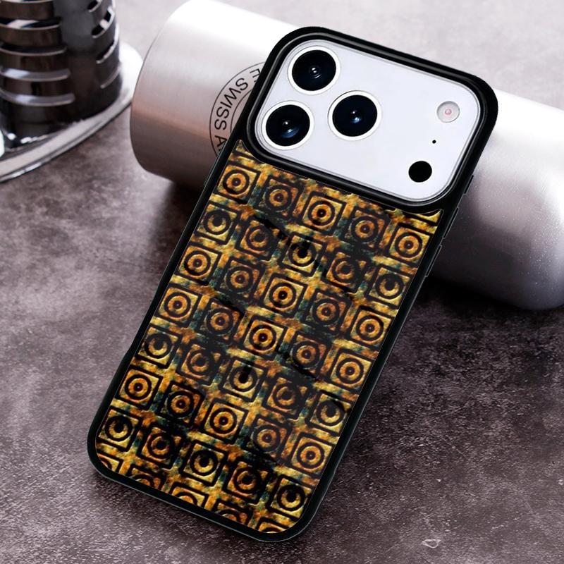 Mayan Calendar Wood Pattern pattern Phone Case for iPhone 17 16 15 Pro Max Air 14 13 12 11 Plus Shockproof Capa Cover