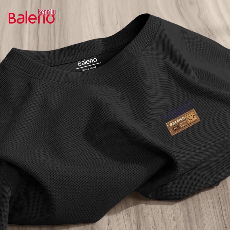 Baleno Men's Waffle Knit Short Sleeve T-Shirt