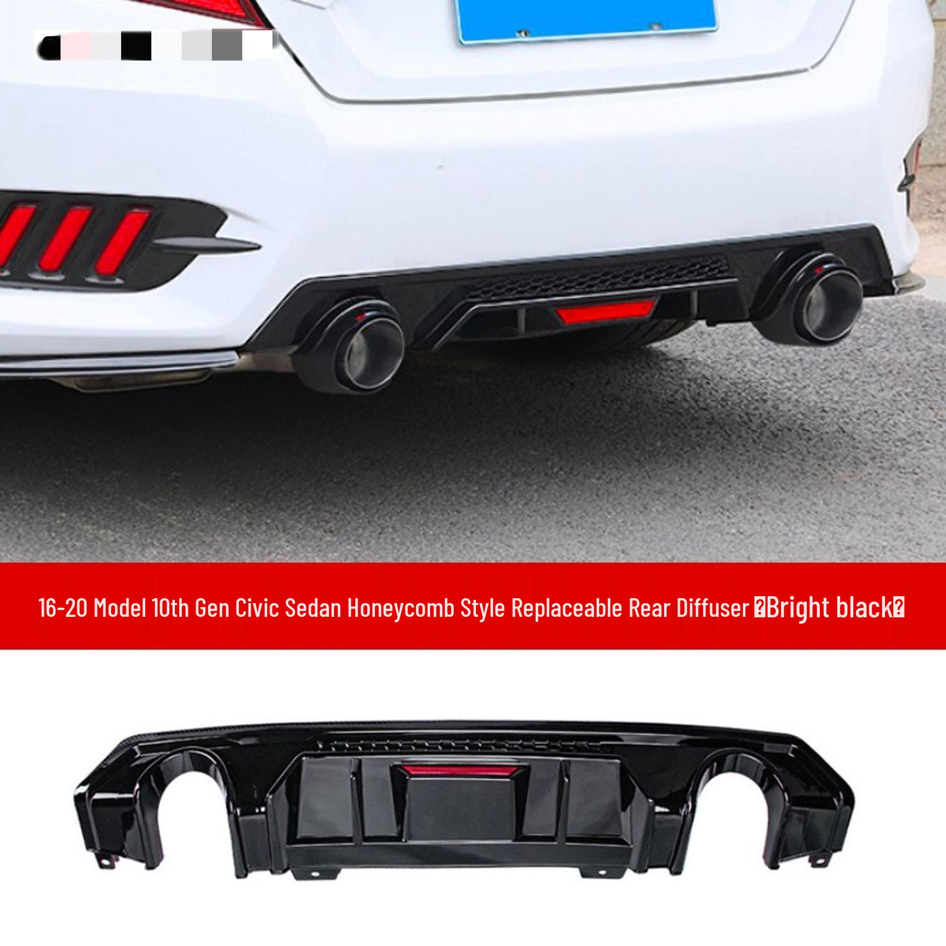 Tenth Gen Civic Honeycomb Rear Bumper