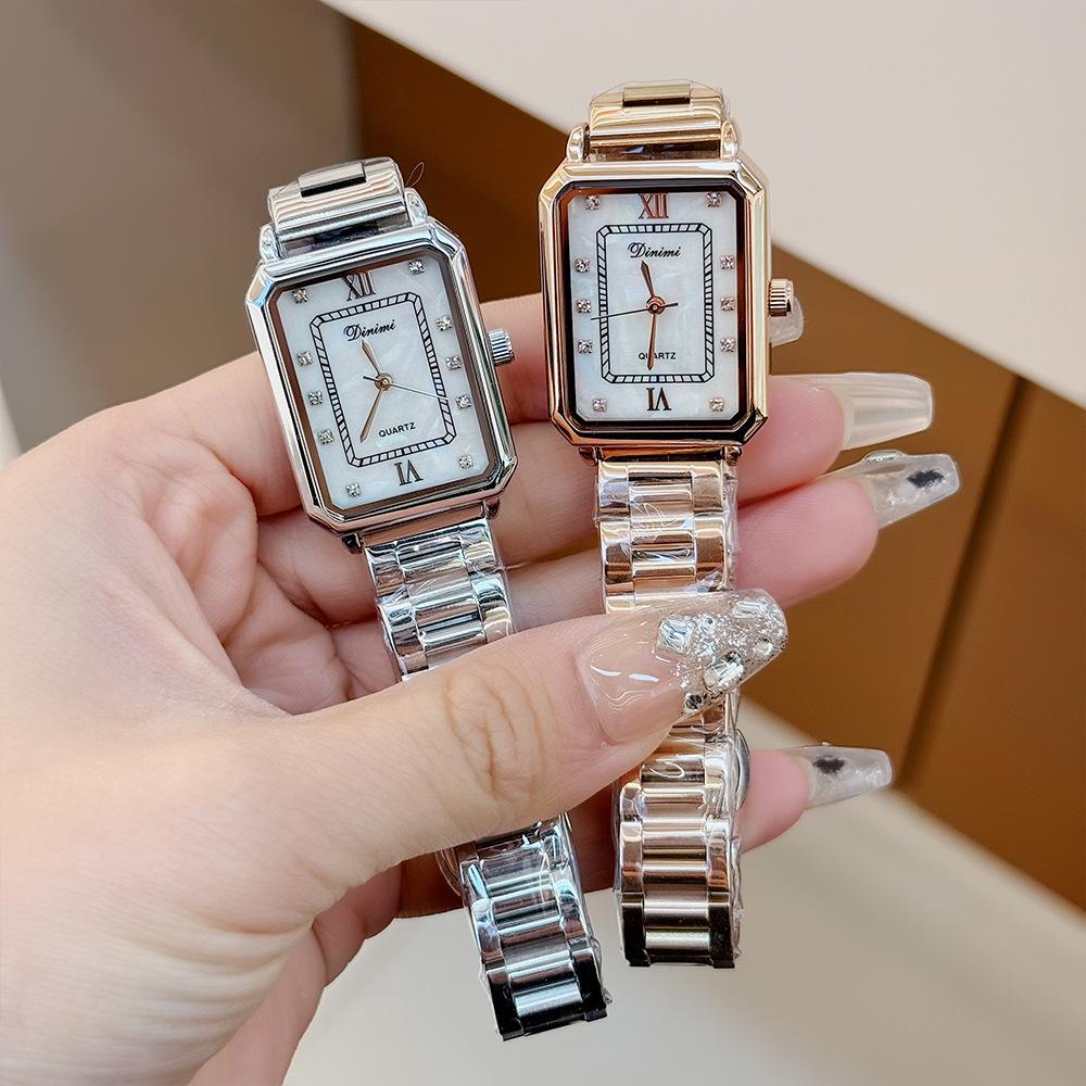 Ladies Watch Square Watch Simple Fashion Niche Women'S Watch Temperament Quartz Light Luxury Women'S Watch