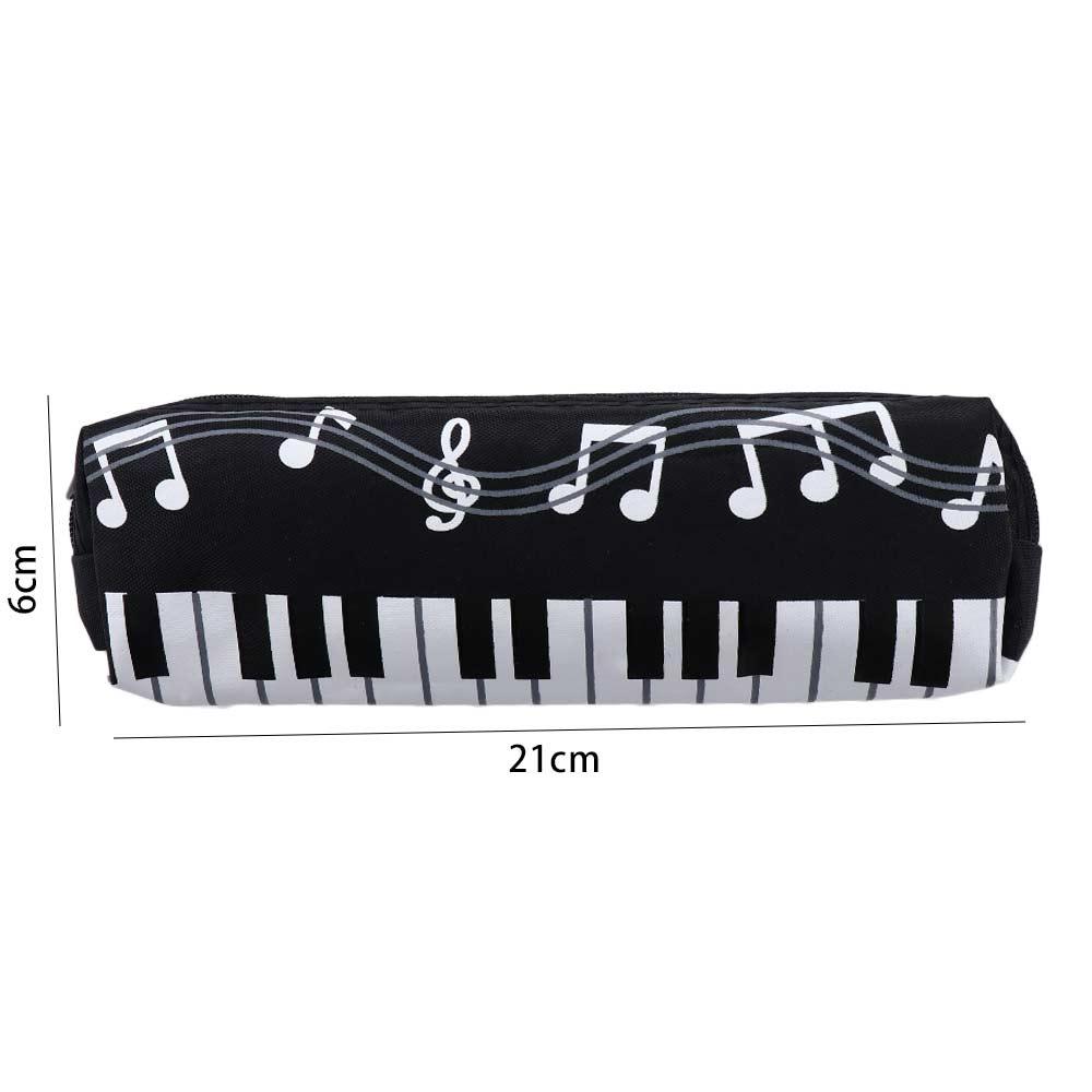 Pen Bag Musical Note Piano Pouch Student Pencil Case Musical Pencil Cases Piano Note Pencil Bag