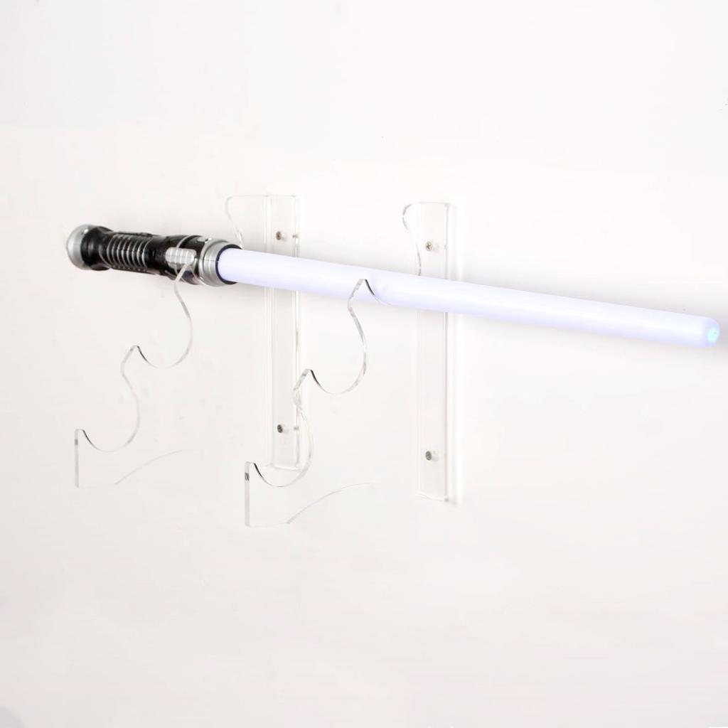Schwert Aufhänger Display Halter Acryl Wandmontiert 3 Ebenen Schwertständer für Einzelhandelsgeschäfte Heimdekoration
