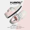 Global guava powder Dexun shoes women's KMXFX8093 summer new Velcro design Korean version casual board shoes women