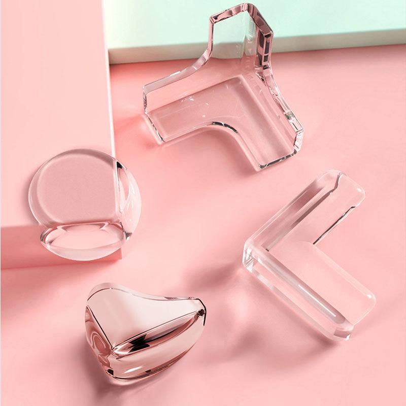 Transparent Silicone Edge Protectors for Coffee Table