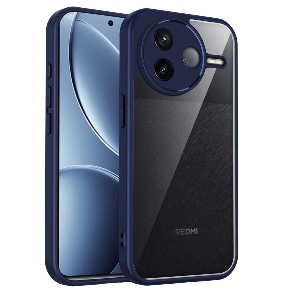 For Xiaomi Poco F7 Pro 5G Case Air Cushion Shockproof Silicone Bumper Clear Matte Back Cover Hard Phone Case for Poco F7Pro 2025