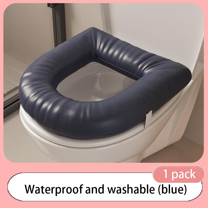 [Bardzo gruby pokrowiec na deskę sedesową] Bardzo gruby, wodoodporny pokrowiec na deskę sedesową | Antypoślizgowy, zmywalny, łatwy do czyszczenia, wygodny w dotyku, 99% pokrycia