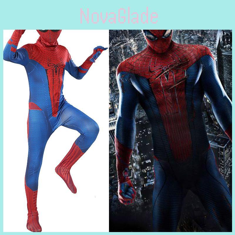 The Amazing Spider-man Peter Parker Costume Zentai Suit For Halloween Party