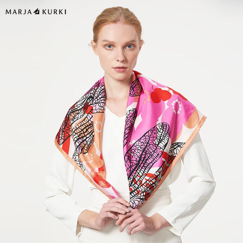 MARJA KURKI Wing of Beauty Mulberry Silk Scarf