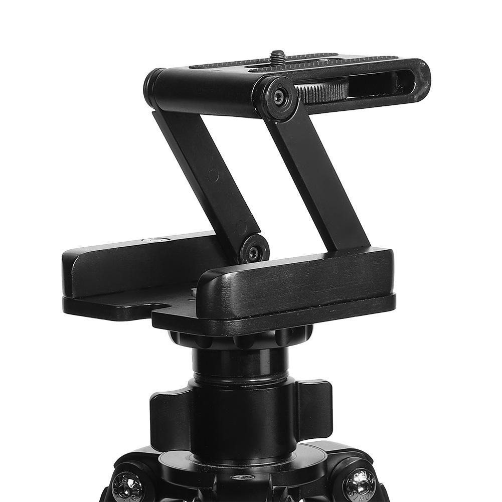 Black Z Flex Tilt Folding Quick Release Plate Stand Mount For Tripod Camera CO