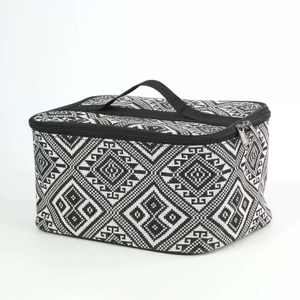 Portable Outdoor Storage Bag for Cutlery, Seasoning, Tea Set, and Cosmetics