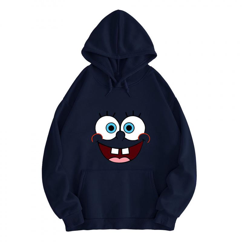 Smiley Face SpongeBob Unisex Hooded Sweatshirt - Trendy & Fashionable 2025 Edition