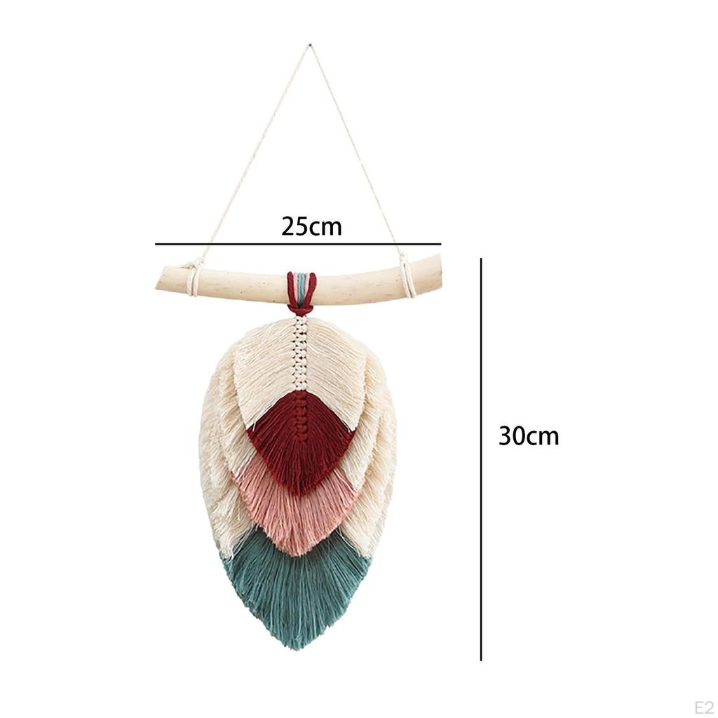 Bohemian Macrame Wall Hanging Tapestry Handmade Art Pendant for ,Living Room ,Party ,Dorm