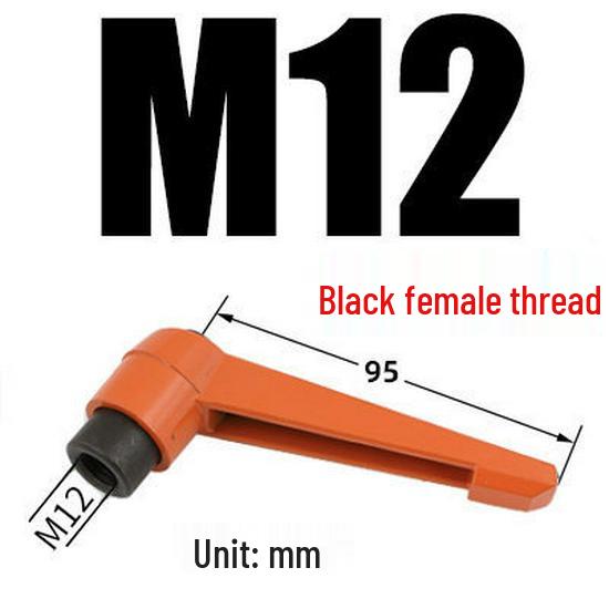 Adjustable Ratchet Handle L-Shaped Wrench with M5/M10/M16 Set Screw 7-Shaped Quick Lock Bolt