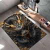 Majestic dragon detailed artwork carpet Yoga living room room decor children's crawling mat doormat area rug games mat