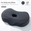 Pillow Positioner For Side Sleepers Memory Foam Oblong Shape Piercing Holes Relieve Ear Pain Iammation Pain Relief Ear Pillow