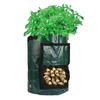 4pcs Garden Planting Bags with Viewing Window Reusable Grow Sacks for Potatoes Tomatoes Practical Plant Containers
