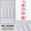 1/3Pcs Bow Lace Nail Stickers With Sweet Hearts Self Adhesive Nail Art Stickers Decals Japanese Winter Knit Lace Decoration