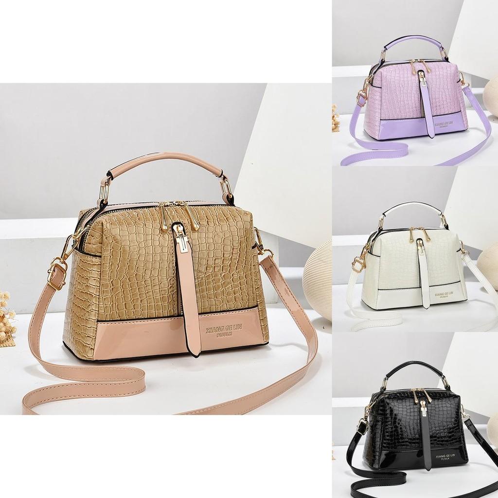 Stylish 2024 Women's Pillow Bag Large Capacity Crossbody Handbag In Black Purple Beige And More