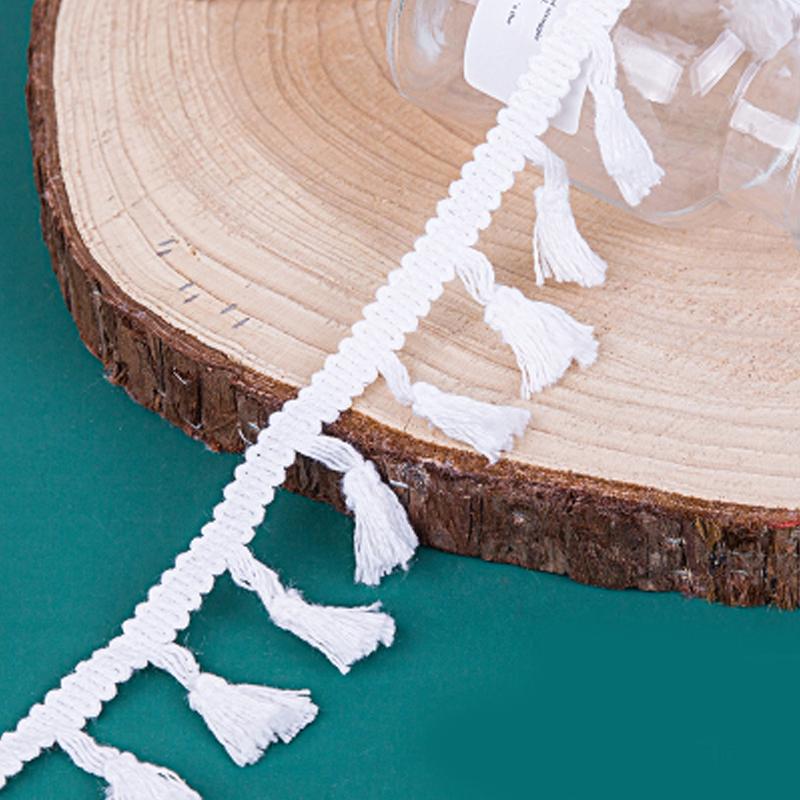 

10 метров хлопчатобумажной нити бахрома кружевная отделка кисточка сделай сам швейная подушка диван занавеска скатерть одежда декор ручная работа сделай сам материал