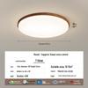 Full Spectrum Eye Protection Japanese-Style Wood Grain Ceiling Lamp for Living Room & Bedroom