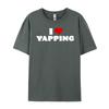 I Love Yapping I Heart Yapping Red Heart Funny Mens Clothing Plus Size Fashionable and Trendy High Quality HOLIDAYS