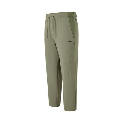 Fashion Versatile Letter Lace-Up Casual Pants Men Bottoms Olive-Green JX9494
