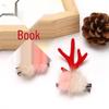 Christmas Reindeer Antler Hair Clips - Festive Elk Headwear Accessories