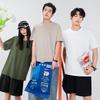 MINISO T-shirt Homme Oversize Coton Épais Imprimé Sapins