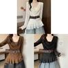 Private Style T Shirt With Lace And Asymmetrical Design For Spring