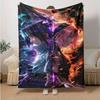 1pc One Piece Adventure Soft Throw Blanket Flannel All Season Light Weight Living Room/Bedroom Warm Blanket. M7270162
