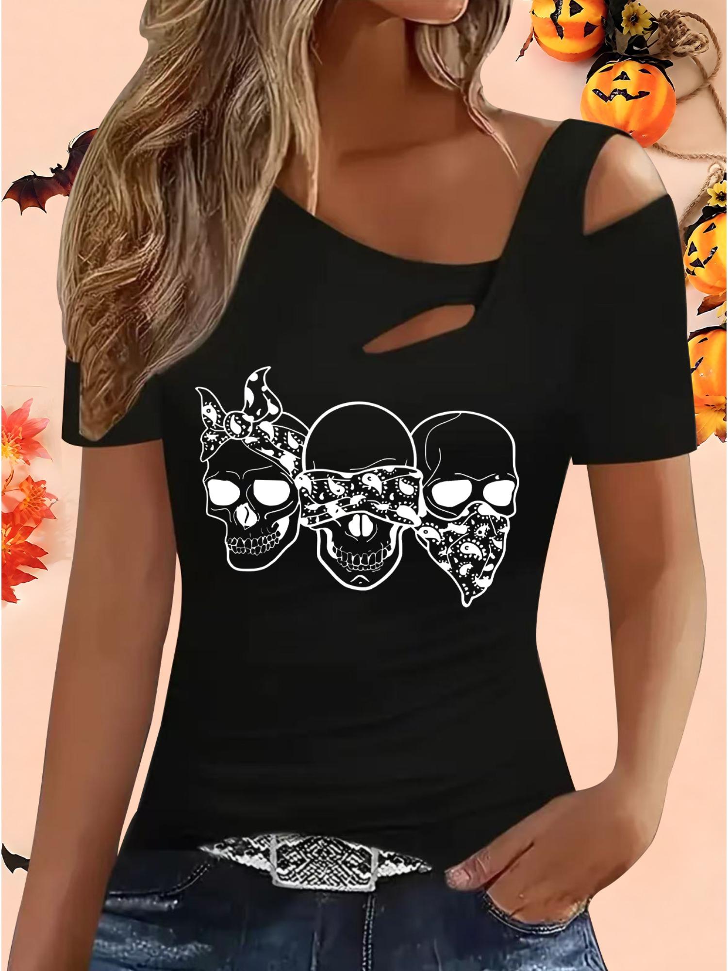 

Women s Loose Halloween and Christmas Gift Tops Blouse Shirt S