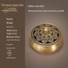 Pure Copper Incense Burner: Indoor Household Use for Agarwood & Sandalwood Fumigation, Includes Tray and Incense Seal.