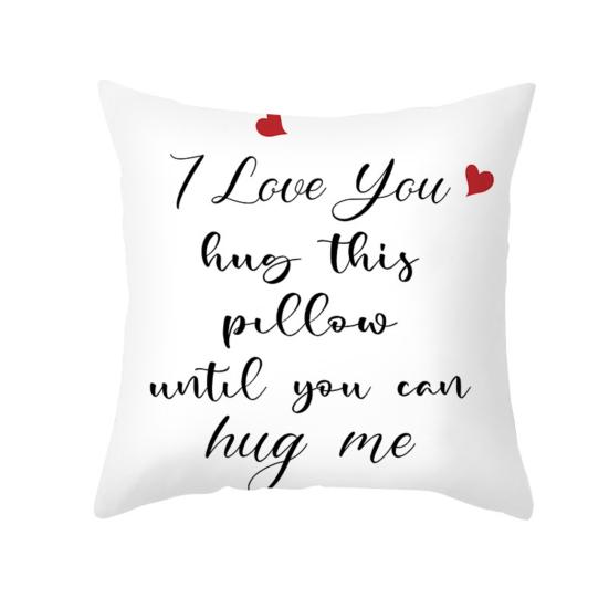 

Наволочка для подушок Модна естетична довговічна наволочка з тонкими швами Подушка з листом «Любов» Наволочка з чохлом для подарунків
