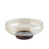 Acacia Wood & Glass Fruit Bowl