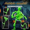 3D Printed Skeleton Action Figure Plastic Articulated Skeleton Toy with Movable Joints Collectible Action Figure for Desktop Decor