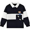 X Mirei Collaboration Boys' Long Sleeve Polo Shirt