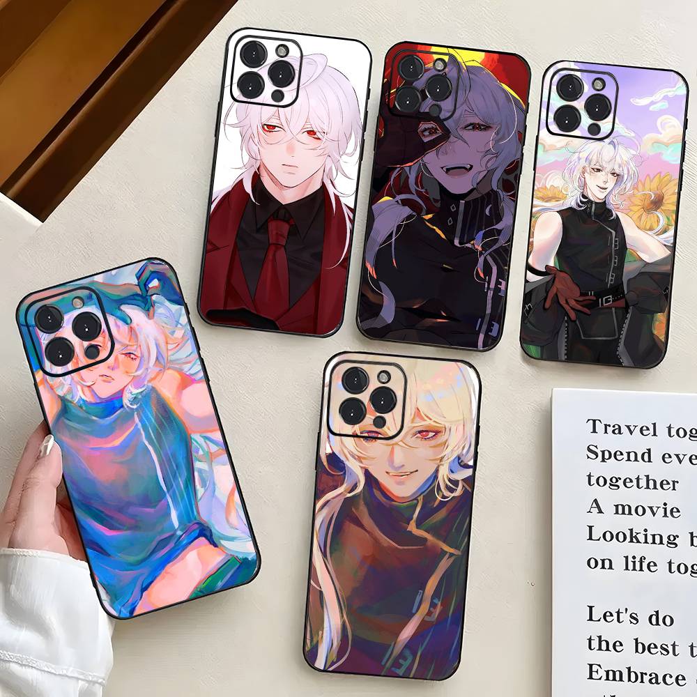 A Date With D-Death Adventure Game Phone Case For IPhone 17 Air 16 15 14 13 Pro Max 11 12 Black Silicone Cover