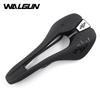 WALGUN Bike Saddle PU Leather Hollow Comfort Breathable Road Mountain Folding Bicycle
