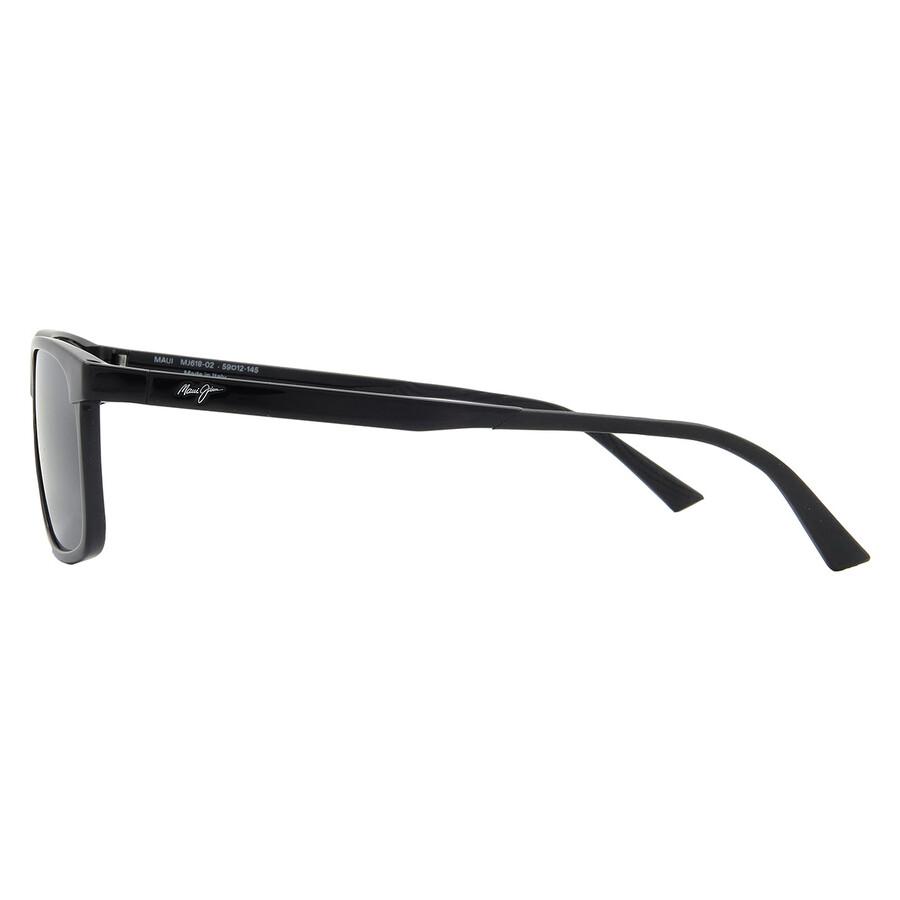 Maui Jim Pulama Neutral Grey Rectangular Unisex Sunglasses 618 02 59