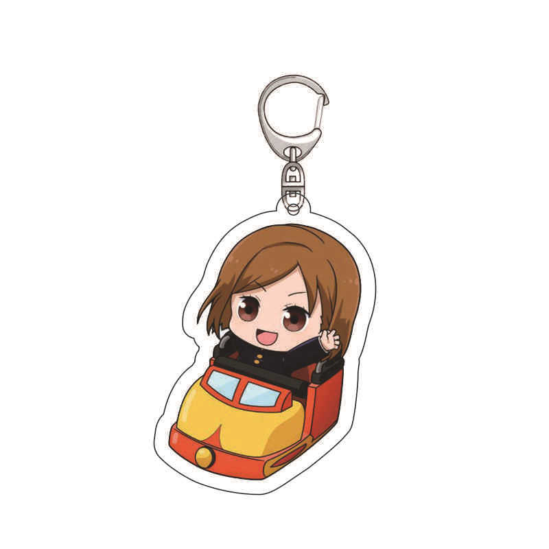 Jujutsu Anime Kaisen Keychain Gojo Satoru Inumaki Toge Itadori Yuji Sukuna Fushiguro Megumi Creative Pendant Accessories