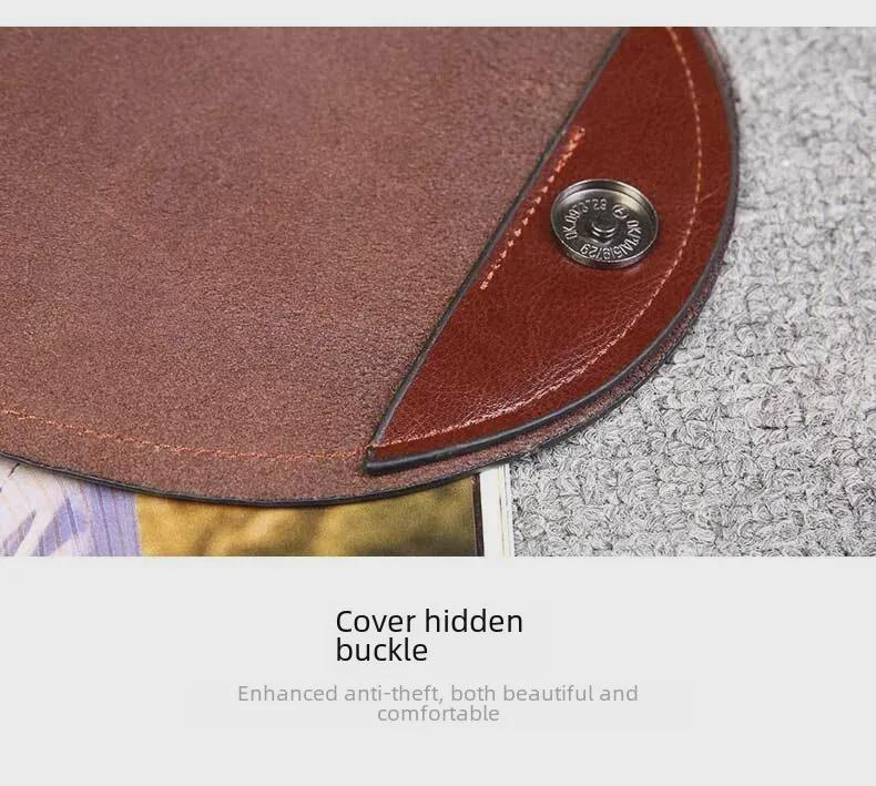 Diebstahlsicherer Rucksack aus echtem Leder 2025 für Damen mit großem Fassungsvermögen – Pendlertasche aus Rindsleder, Ins Style