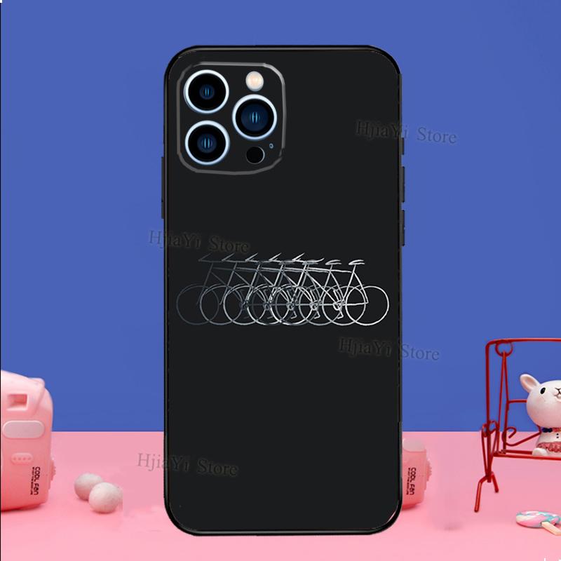 Bike Bicycle Sport Phone Case For iPhone 16 15 11 12 13 14 Pro Max Mini X XS XR Plus SE2 Funda Coque Capa Cover